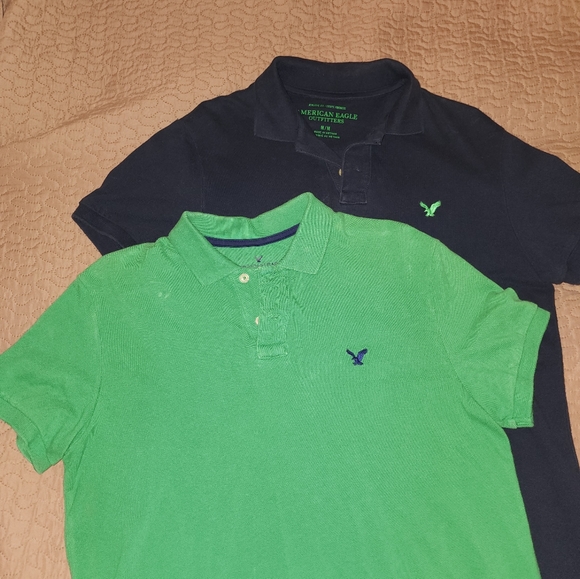 Set of 2 American Eagle polo shirts - Picture 2 of 3